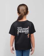 Custom Girls Premium 100% Cotton Round Neck T-Shirt  (180 GSM) - Image 3