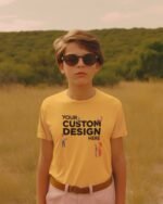 Custom Boys Premium 100% Cotton Round Neck T-Shirt  (180 GSM) - Image 2