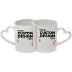 Custom Couple Mug Set – White (9oz + 11oz)