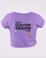 Custom Women’s Premium 100% Cotton Crop Top  (180 GSM) - Image 2