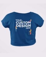 Custom Women’s Ultra Premium 100% Cotton Crop Top  (220–240 GSM) - Image 2