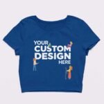 Custom Women’s Ultra Premium 100% Cotton Crop Top  (220–240 GSM)