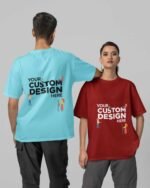 Custom Unisex Oversized Ultra Premium Drop-Shoulder Terry Cotton T-Shirt (240 GSM) - Image 3