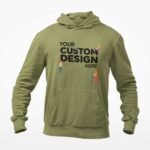 Custom Men’s Premium Cotton Brushed Loopknit Hoodie (320 GSM)