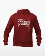 Custom Men’s Premium Cotton Brushed Loopknit Hoodie (320 GSM) - Image 3