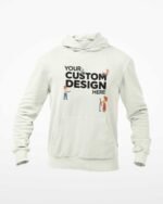 Custom Men’s Premium Cotton Brushed Loopknit Hoodie (320 GSM) - Image 2