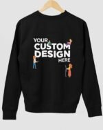 Custom Men’s Premium  Cotton Brushed Loopknit Sweatshirt  (320 GSM)