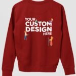 Custom Men’s Ultra Premium 100% Cotton Sweatshirt  (300 GSM)