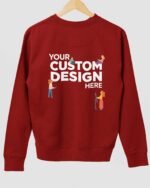 Custom Men’s Ultra Premium 100% Cotton Sweatshirt  (300 GSM)