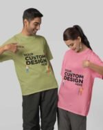 Custom Unisex Oversized Ultra Premium Drop-Shoulder Terry Cotton T-Shirt (240 GSM)