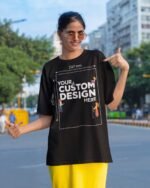 Custom Women’s Boyfriend Fit Oversized Super-combed Premium Cotton T-Shirt (180 GSM)