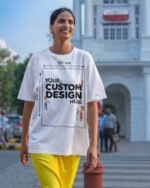Custom Women’s Boyfriend Fit Oversized Super-combed Premium Cotton T-Shirt (180 GSM) - Image 2