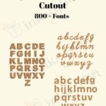 Alphabet Monogram Cutout - MDF