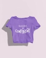 Beautiful & Confident Crop Top - Image 3