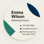 Custom Rounded Corner Business Card