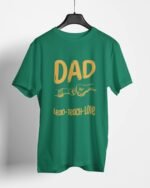 Dad Lead Teach Love Classic Fit T-Shirt - Bottle Green