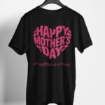 Mother's day Heartbeat Relaxed Fit T-Shirt - Black