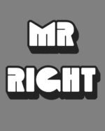 Mr Right Classic Fit T-Shirt - Grey - Image 2