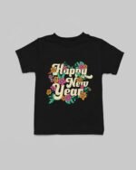 New Year 2026 Floral Kids T-Shirt - Image 3