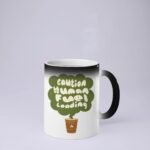 Caution Human Fuel Loading Magic Mug