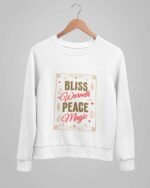 Mens Bliss & Peace Sweatshirt - Image 4