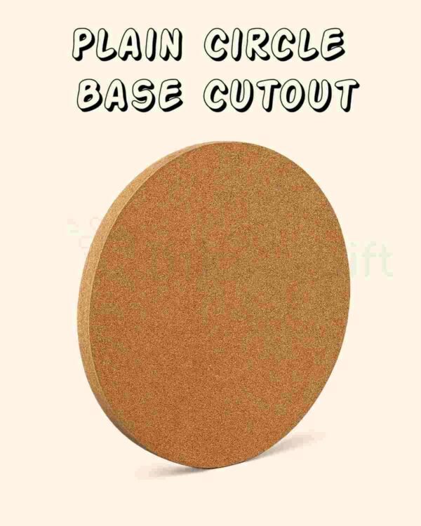Plain Round Base Cutout – MDF