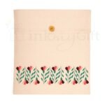 Floral Tulip Saree Sleeve Bag