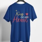 King of My Heart Classic Fit T-Shirt - Navy
