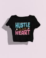 Hustle with Heart  Crop Top - Image 5
