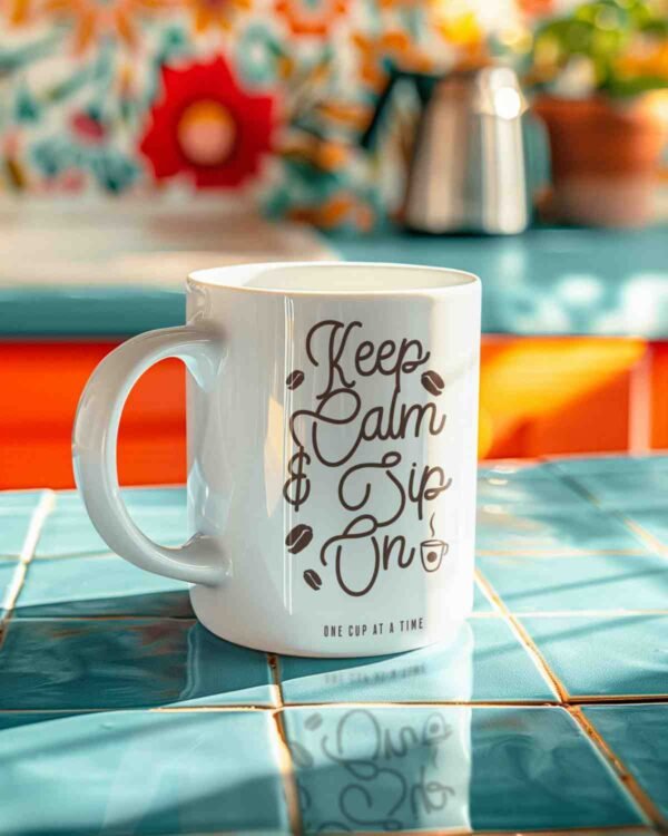 Keep Calm Sip On Standard Mug