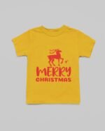 Merry Christmas Raindeer Kids T-Shirt - Image 3