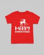 Merry Christmas Raindeer Kids T-Shirt - Image 2