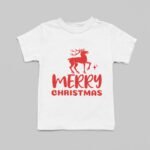 Merry Christmas Raindeer Kids T-Shirt