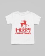 Merry Christmas Raindeer Kids T-Shirt