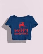 Merry Christmas  Crop Top - Image 5