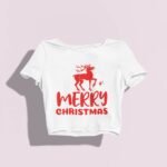 Merry Christmas  Crop Top