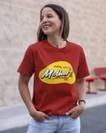 Mother's Day Relaxed Fit T-Shirt - Maroon - Image 3