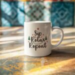 Sip Relax Repeat Standard Mug