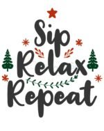 Sip Relax Repeat Standard Mug - Image 2