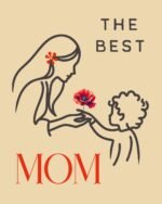The Best Mom Relaxed Fit T-Shirt - Beige - Image 2