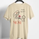 The Best Mom Relaxed Fit T-Shirt - Beige