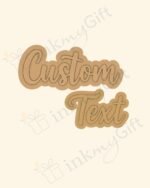 Personalized Name Two Layered  - MDF