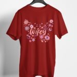 Wifey Relaxed Fit T-Shirt - Maroon