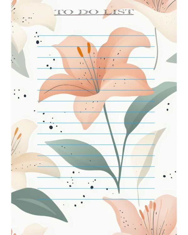 Floral Thoughts Notepad