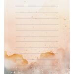 Peach Whisper Notepad
