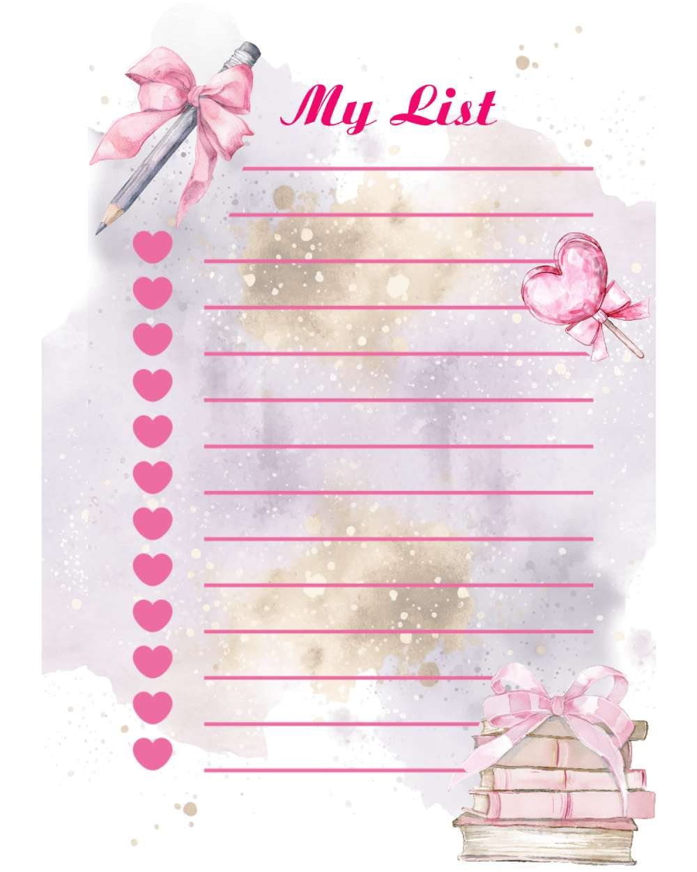 Pretty in Pink Notepad Pretty in Pink Notepad - Image 1