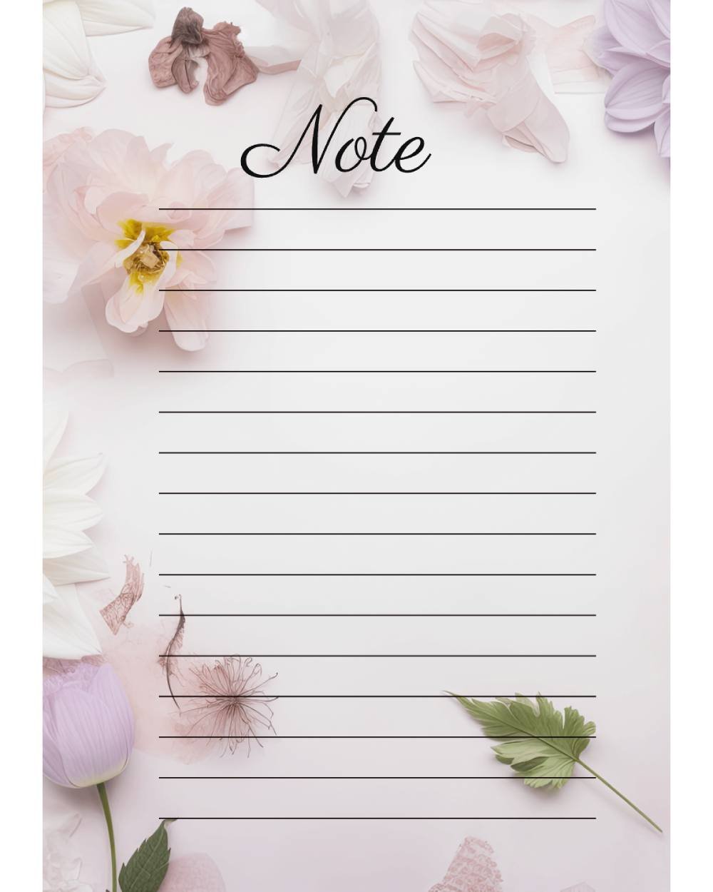 Tulip Notepad Daisy Dreams Notepad - Image 1